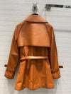 FEN* 24SS Long 100% Sheepskin Trench Coat 1:1 VIP 11