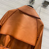 FEN* 24SS Long 100% Sheepskin Trench Coat 1:1 VIP 11