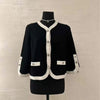 CHAN* 24SS 3/4 sleeve knitted cardigan 1:1 VIP 11