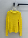 CHAN* 25SS lace stitching knitted cardigan 1:1 VIP 11