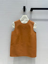 PRA* 24SS Zipper Round Neck 100% Sheepskin Sleeveless Vest 1:1 VIP 11