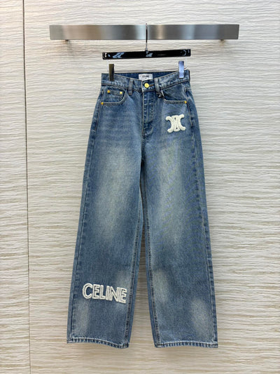 Celin* 24SS Straight Jeans 1:1 VIP 11