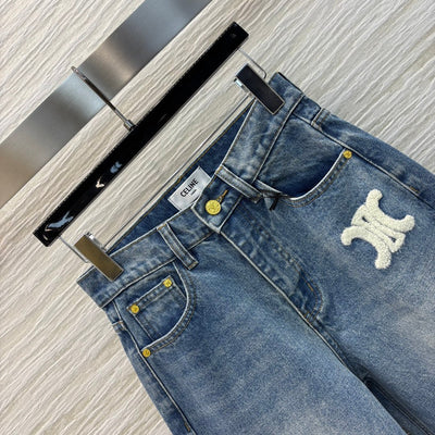 Celin* 24SS Straight Jeans 1:1 VIP 11