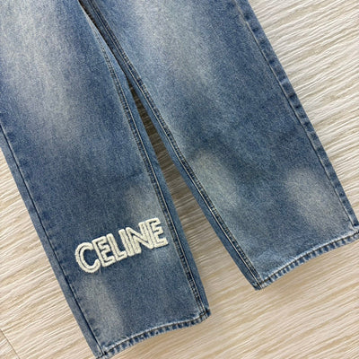 Celin* 24SS Straight Jeans 1:1 VIP 11