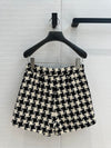 Valentin* 24SS houndstooth tweed shorts 1:1 VIP 11