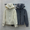 LOU* 24SS Hooded Jacquard Cardigan Sweater 1:1 VIP 11