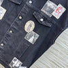 CHAN* 25SS Printed Patch Short Sleeve Denim Jacket 1:1 VIP 11