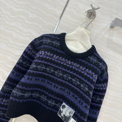 DIO* 24SS Fair Isle Pattern Sweater 1:1 VIP 12