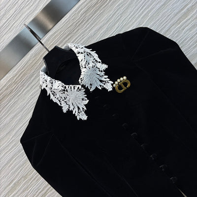 DIO* 25SS velvet single-breasted shorts jacket 1:1 VIP 12