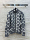 GUC* 24SS jacquard knitted zipper cardigan 1:1 VIP 12