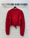 CHAN* 24SS Bow Cable Sweater 1:1 VIP 12