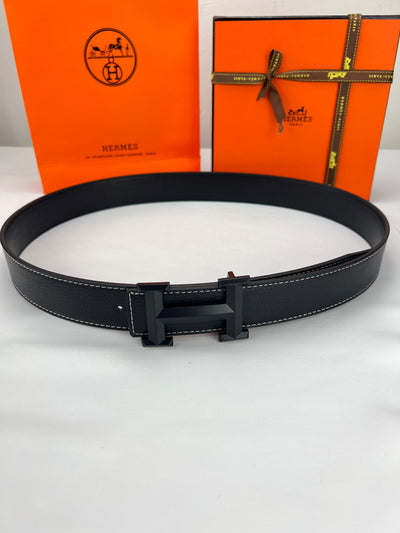 Herm* denim belt