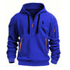 Men's Zipper And Multi Pocket Casual Sports Sweatshirt