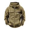 Men's Workwear Solid Color Tactical Sweatshirt