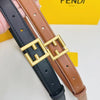 FD Pure cowhide leather belt