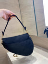 D   velvet saddle bag