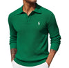 Ralph Laur* Long Sleeve Polo Shirt with Embroidered Logo