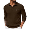 Ralph Laur* Long Sleeve Polo Shirt with Embroidered Logo