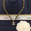 CHA Stereo Double C Necklace