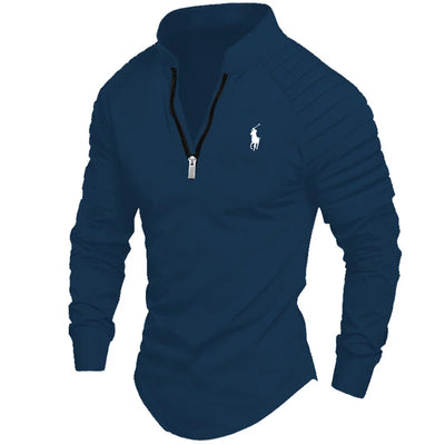 Men's Zip Long Sleeve Sports Leisure Shirt