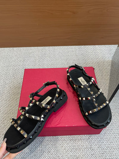 Square toe studded platform sandals Va***VIP1：1