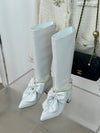 Chanel 24P new big bow pearl double C boots series VIP1:1