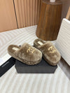 Autumn and winter thick-soled wool slippers, Chanel new VIP1:1