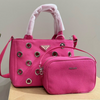 Pink 2024 New Prada Beach Bag