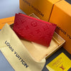 L new Christmas version red small wallet