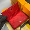 L new Christmas version red small wallet