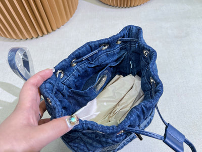 H new denim backpack