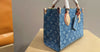 L new denim tote bag