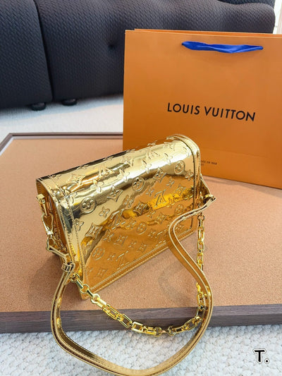 Gold L new bag