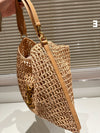 Braided tote bag Y new style