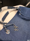 chan*** Second-hand Denim Tote Bag