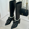 Chanel 24P new big bow pearl double C boots series VIP1:1