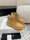 Big yellow boots new style martin boots frosted celine VIP1:1