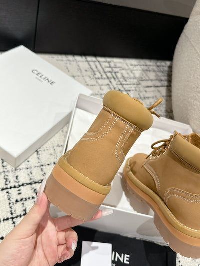 Big yellow boots new style martin boots frosted celine VIP1:1