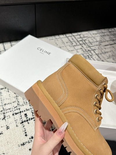 Big yellow boots new style martin boots frosted celine VIP1:1