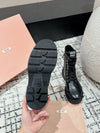 Retro motorcycle boots lace-up Martin boots Miu Miu autumn and winter SS VIP1:1