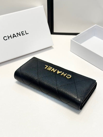 Black 2024SS Chanel Wallet