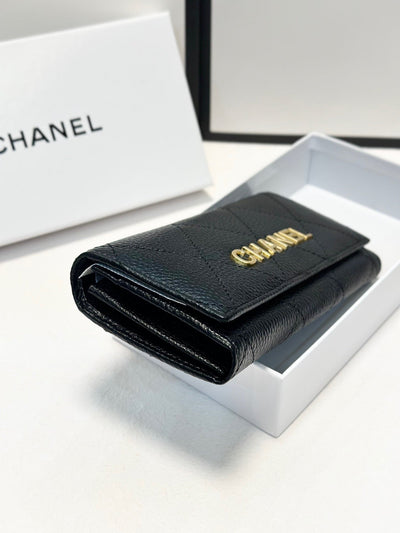 Black 2024SS Chanel Wallet