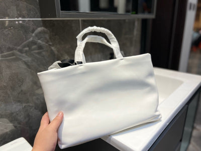 White Chanel Tote Bag