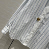 Loew* 24SS Metal Button Striped Shirt 1:1 VIP 8