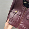 Chlo* 24SS high waist shorts 100% sheepskin jacket 1:1VIP 8