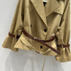 PRA* 24SS Waisted Short Trench Coat 1:1 VIP 8