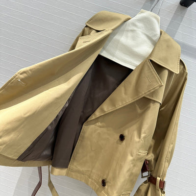 PRA* 24SS Waisted Short Trench Coat 1:1 VIP 8