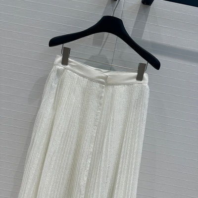 DIO* 24SS Hollow Lace Pleated Long Skirt 1:1 VIP 8