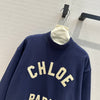 Chlo* 24SS Stand Collar Embroidered Sweatshirt 1:1 VIP 8