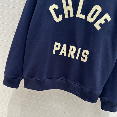 Chlo* 24SS Stand Collar Embroidered Sweatshirt 1:1 VIP 8